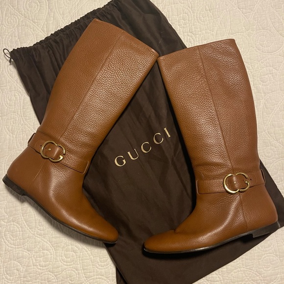 Gucci Brown leather Riding Boots - Picture 4 of 8